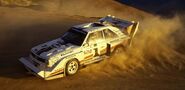 Walter Röhrl's Quattro S1 in 1987 Pikes Peak International Hillclimb.