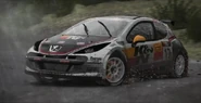 Peugeot 207 S1600 as seen in the New Content Trailer.