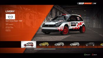 DiRT 4 Opel Corsa Super 1600