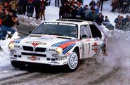 Henri Toivonen's Lancia Delta S4 at 1986 Monte Carlo Rally.