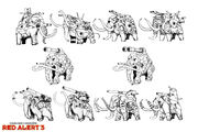 RA3 Mammoth Concept Variations
