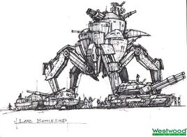 RA2 Land Battleship Concept
