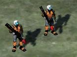 A Missile squad idling