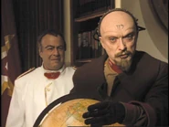 Romanov and Yuri in Hostile Shore briefing