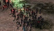 A horde of Militants wearing old Nod combat armor
