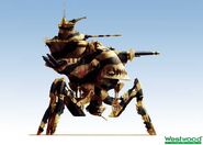 Red Alert 2 version - desert camouflage render
