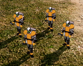 With Tiberium field suits