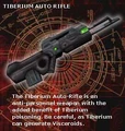 Mantis Tiberium automatic rifle in the Renegade database