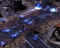 Ravager firing with the Blue shard upgrade