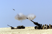 M198 155mm howitzers