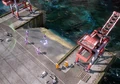 The docks of the facility