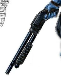 A Grummond 8 Pump Shotgun