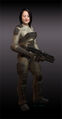 Concept art for Kim, a GDI infantrywoman