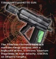 Talon Tiberium flechette gun in the Renegade database