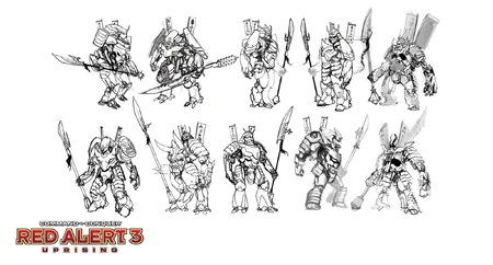 The Steel Ronin are fast anti-armor assault suits built to serve the Empire of the Rising Sun to the death in the darkest of times.