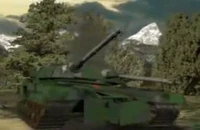 Heavy Tank destroyed in forest