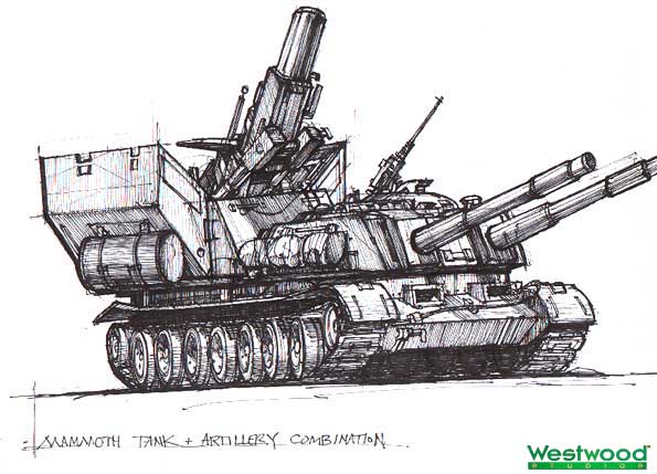 red alert mammoth tank