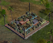 A supply dock during the .