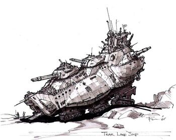 Tzar Landship concept art 1