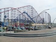 Big One towers over the rest of Pleasure Beach