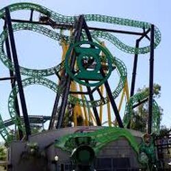 green lantern roller coaster