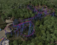 Aerial CG preview of the layout
