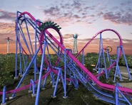 CG preview of the lift hill