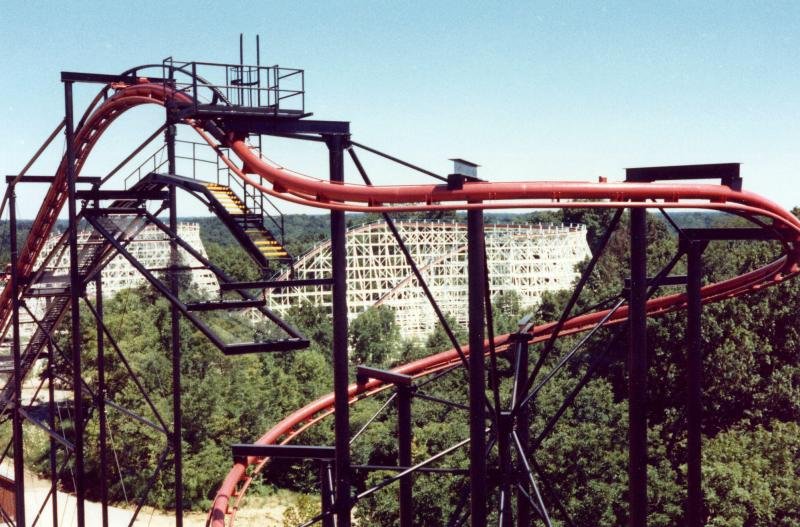 The Bat 1981 Kings Island Roller Coaster Wiki Fandom