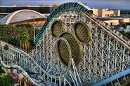 Another view of the coaster's loop