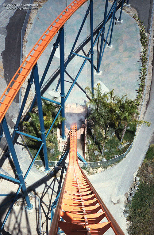 Goliath Six Flags Magic Mountain Roller Coaster Wiki Fandom