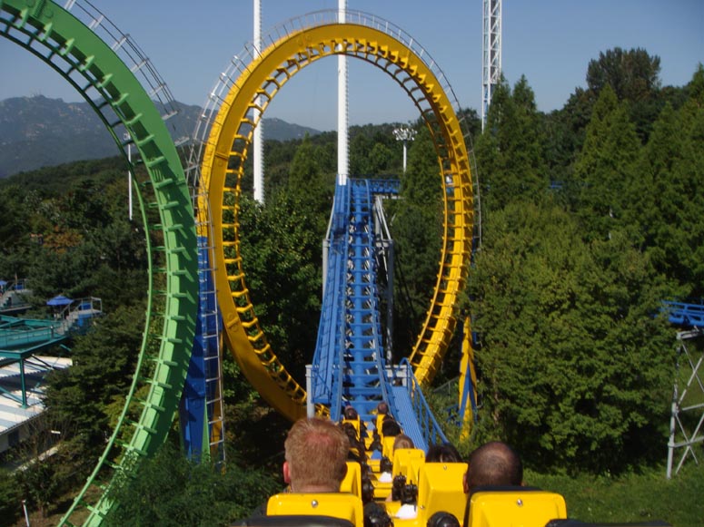 Columbia Double Loop Coaster Roller Coaster Wiki Fandom