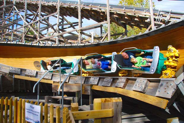 Flying Turns Knoebels Roller Coaster Wiki Fandom