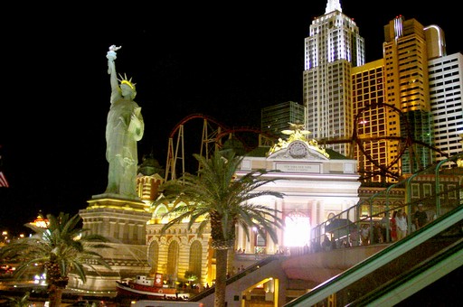 The Big Apple Coaster at New York New York Hotel and Casino