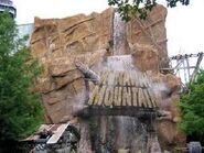 Runaway Mine Train's entrance