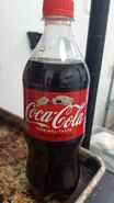 A Holiday 2019 20 Ounce Bottle Version of the soda