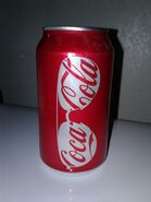 A 2009 12 Ounce Can Version of the Soda with Sunglasses print