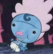 Slurpy in his disguise in "Five Nuts and a Baby".