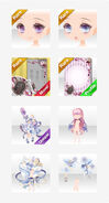 No-Double-Promo②♡ for Sweet Bouquet Curly Bunches ver.A white