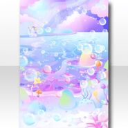 (Wallpaper/Profile) This is My Planet Glitter♡Wallpaper ver.A purple