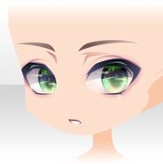 (Face) Missing Digital Eyes Staring Face ver.A green