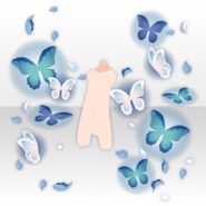 (Avatar Decor) Flower Garden Fluttering Petals and Butterflies ver.A blue