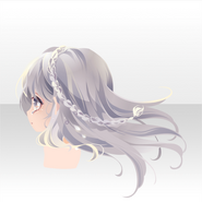 (Hairstyle) Tearful Profile Bidding Farewell to Everland ver.A white