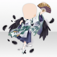 (Tops) Mysterious Banquet Crow Dancing Top ver.A green
