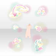 (Body Accessories) Daydream Fancy Stickers ver.A pink