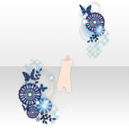 (Body Accessories) Photo Studio Modern Flower ver.A blue