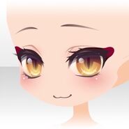 (Face) Sexy Smile Cat Mouth Face ver.A yellow