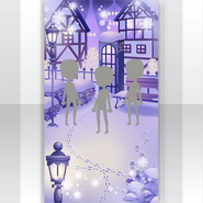 (Show Items) Fluffy Snow Rabbit Townscape Stage purple ver.1