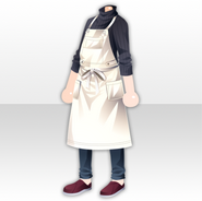 (Tops) Chic Cooking Apron Wear ver.A white