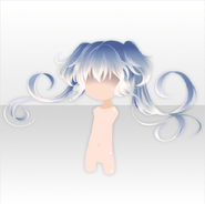 (Hairstyle) Tir Na Nog Girl Bunches Hair - Shadow ver.A white