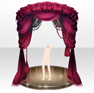(Back Accessories) La Vie En Rose Show Back ver.A red